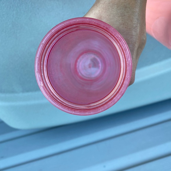 Starbucks pink pearl tumbler 24oz & Holiday 16oz Pink Champagne Bubble Traveler - Picture 10 of 10